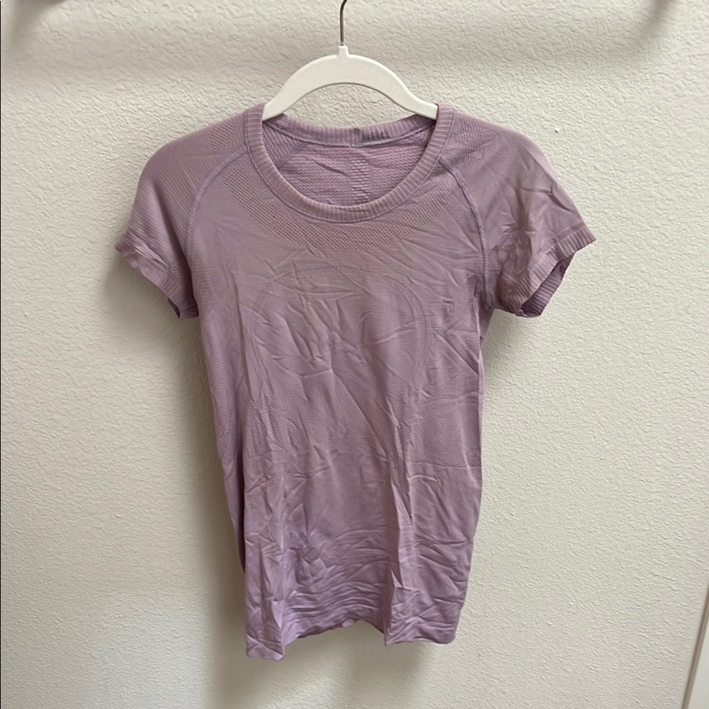 Women's Purple Short Sleeve Top